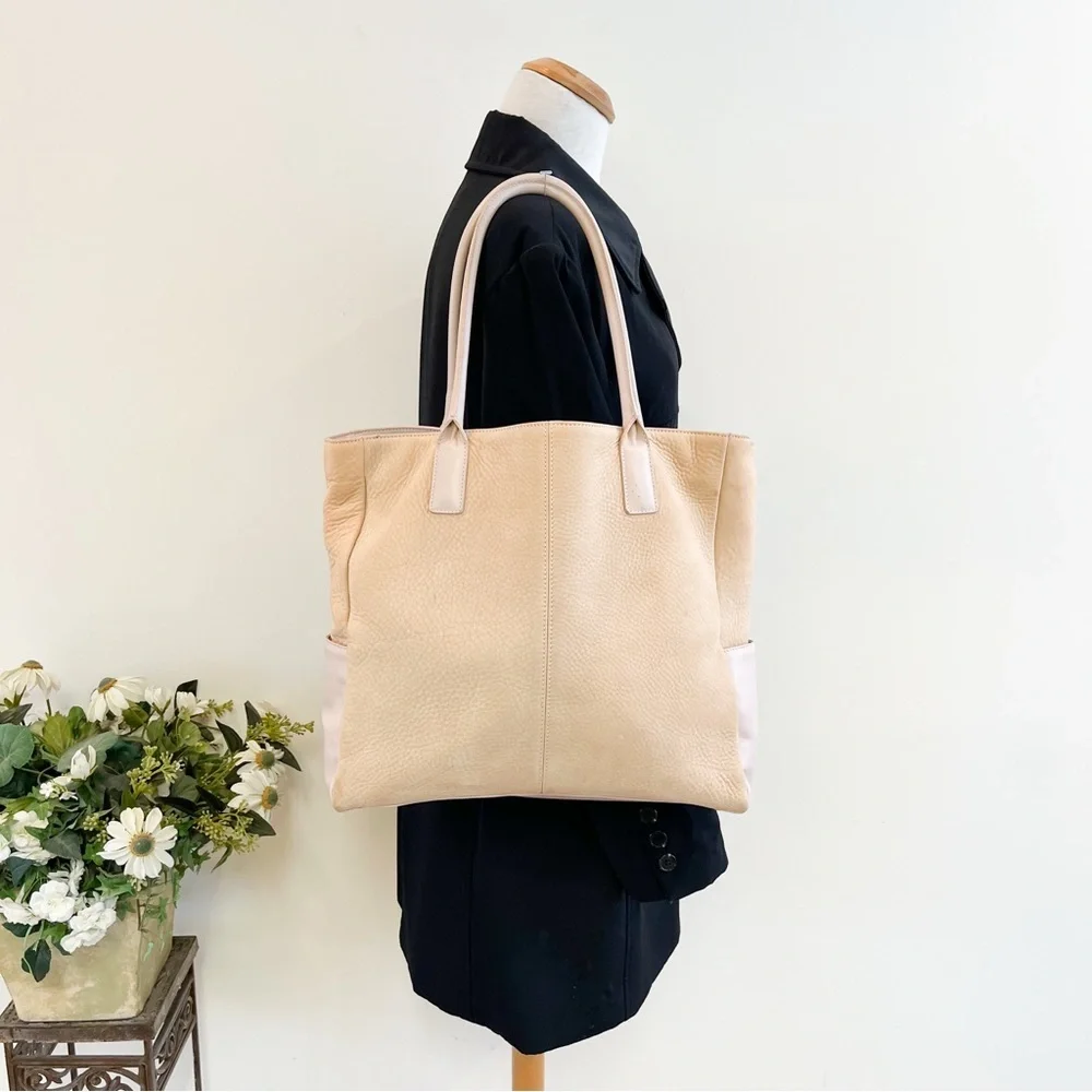 Molton Brown Buttery Pebble Nubuck Leather Tote